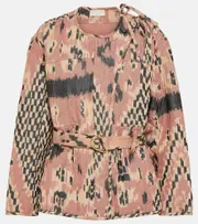 [Ulla Johnson] Ulla Johnson Savi printed jacket AU 12 multicoloured