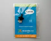 Melbourne 2006 Commonwealth Games Karak Rubber Pin