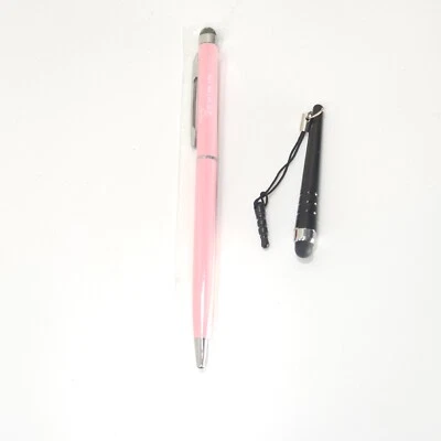 Touch Screen Stylus Ball Pens for Phone Tablet Note Ballpoint Pen UB -Pink