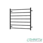 Fienza Isabella Heated Towel Rail 900 x 750mm Matte Black