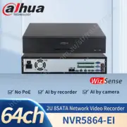 Dahua NVR5864-EI 64CH 4K AI 8SATA 32MP NVR Video Recorder SMD+ Face Recognition
