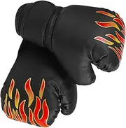 Abaodam 1pair Boy Girl Thai Kickboxing Gloves Pu Training Sparring Gloves for Boys and Girls Comfortable Fit Multi Padding Resistance and Protection for Boxing MMA and Fitness Workouts
