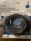 Insinkerator QLM-00 Quick Lock Sink Mount Flange Garbage Disposal + Stopper
