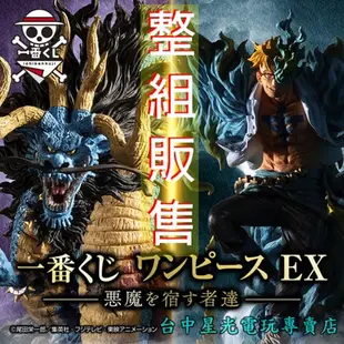 一番賞 航海王 EX 惡魔的的寄宿者們 代理版【整組包套】電鍍塗裝 馬爾科 馬可 凱多龍 魂豪氏像 【台中星光電玩】