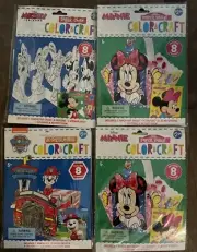 Mickey Friends,(2)Minnie, & Paw Patrol Color & Craft Kits NEW sealed package