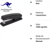 Stapler, Desktop Staplers with 1000 Staples, Office Stapler, 25 Sheet Capacity,