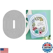 Oval Border Die Cuts for Card Making,Metal Cutting Dies Embossing Paper Dies
