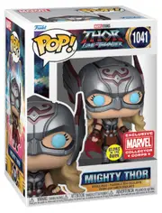 Funko POP! Marvel Thor Love & Thunder #1041 Mighty Thor (Glows In The Dark) - Limited Marvel Collector Corps Exclusive - New, Mint Condition