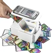 GIBOPOB 2025 Enhanced Trading Card Scanner, MTG Card Scanner Stand, Phone Stand MTG Accessories, Fit for un-Sleeved and Sleeved Cards, Only Available for ManaBox