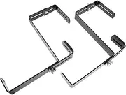 BESPORTBLE 1Pair Flowerpot Holder Bracket for Wall Planters for Vertical Gardening Suitable for Railings for Indoor and Outdoor Decoration