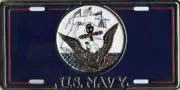 Aviation Plate - US Military - DoD Dept. of the Navy Emblem