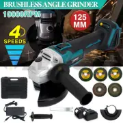 Brushless Cordless Angle Grinder 125mm Cutting Polishing Tool For Makita 18V