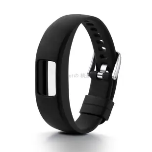 錶帶 適用于Garmin佳明vivofit 4時尚光面表帶 vivofit4代圖案硅膠腕帶
