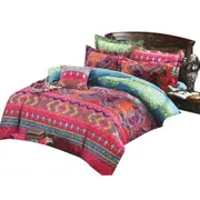 MANDALAS2 Ultra Soft Quilt Doona Duvet Cover Set Single Double Queen Super King