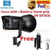 DHL NanGuang NANLITE Forza 60w LED Lighting COB Light 5600K+ Battery Hand Cilp