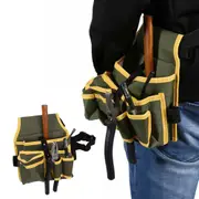 Electrician Tool Bag Waist Pocket Maintenance Pouch Belt Storage Canvas Holder