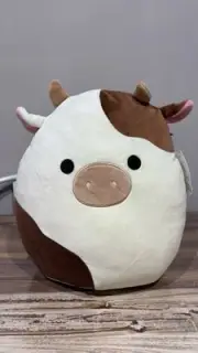 RONNIE Brown Cow Squishmallow 12” BNWT