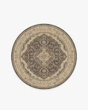 185' Round | Machine Washable Runner Rug | Kid & Pet Friendly | Indoor Rug | Adeline Dark Wood Rug | Ruggable