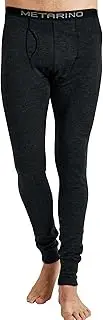 [ZSOSBA] METARINO 100% Merino Wool Base Layer Men Pants -Midweight Thermal Underwear Bottoms for Skiing,Hiking,Cycling,Sports
