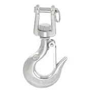 Clevis Slip Hook, with Safety Latch Forged Steel Chain Hook 1433lbs Capacity
