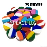 5ml Silicone Container Mixed Color Case 25pcs Food Storage Non-Stick Round Jar