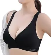 [Dress Cici] Seamless Nursing Bra Front Hook Easy Open for Quick Breastfeeding