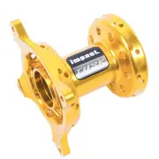 Tusk Impact Motorcycle Hub - Front Yellow