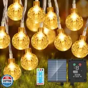 GOODEA.fun Solar String Lights for Outside, 56FT 100 LED Solar Patio Lights O