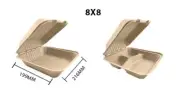 10 x 9 inchs Biodegradable Disposable Take away Containers/Take away boxes