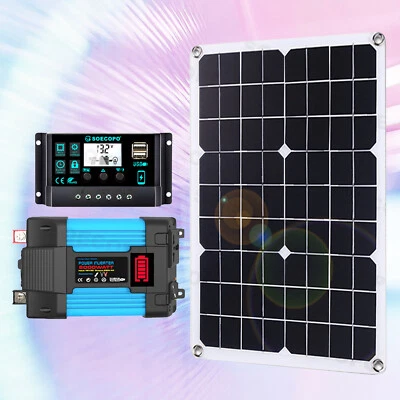 6000W Solar System DC12V to 110V/220V Off-Grid Inverter System 100A ControlleriV