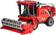 Generic Friction Powered Combine Harvester Simulation Harvester Car Toy Friction Powered Cars Farm Trucks Vehicle Tractor Party Favors for Boys Girls