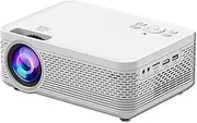 POFET Mini Projector, Portable Phone Projector, 1080P Full HD Support, Home Cinema Film Projector, Small Video Projector, Compatible with HDMI, Smartphone, Tablet, PC, TV Stick