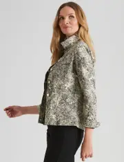 Noni B Cotton Collared Jacket