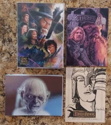 LORD OF THE RINGS: MASTERPIECES SERIES ll Topps 2007 Complete ALL ART Card Set++