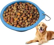 Travel Dog Bowls,Foldable Food Container | Multi Purpose Portable Dog Bowl for Beach Car Boat Walking Camping Hiking Traveling RV