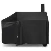 60 Inch Offset Smoker Cover, Outdoor Heavy Duty Waterproof BBQ Smoker Cover, ...