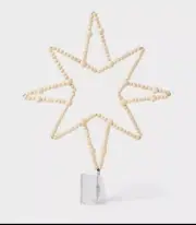 Wood Bead Christmas Tree Topper - Threshold designed with Studio McGee