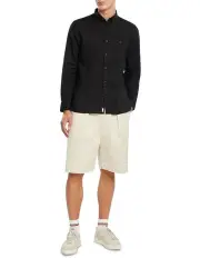 [Tommy Hilfiger] Premium Linen Shirt in Black
