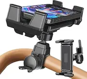 Treadmill Cell Phone Holder | Treadmill Tablet Mount Indoor Cycling Phone Holder - Exercise Handlebar Phone Stand Fitness Equipment for Elliptical, Treadmill