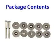 10 X Mini Diamond Off Grinding Disc Rotary Drill Wheel Die Grinder Tools Kit