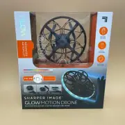 New Sharper Image Glow Motion Drone Gesture Control Indoor Stunt Drone