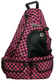 Messenger Sling Cross Body Bag Backpack Fuchisia School Hiking Rucksack BIG SALE