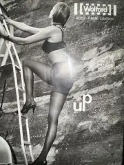 Wolford uP Helmut Newton Photo Tights Color: Black Size: Small 18394 - 20