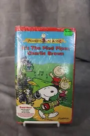 Its the Pied Piper, Charlie Brown (VHS, 2000, Clamshell) Sealed!