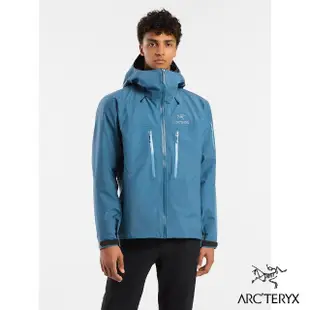 【Arcteryx 始祖鳥】男 Alpha SV 防水外套(寧靜綠)