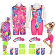 Barbie Costume Ken Ryan Gosling Cosplay Costume Hawaiian Outfits Dress Halloween