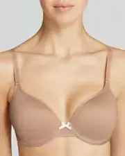 Chantelle L18813 Womens Dark Beige Full Figure Back Smoothing Bra Size 30DDD