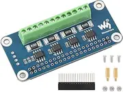4-CH Current/Voltage/Power Monitor HAT for Raspberry Pi 4B/3B+/3B/2B/B+/A+/Zero/W, I2C/SMBus Interface Onboard 0.1Ω 1％ Sampling Resistor Measure Bi-Directional Current up to 3.2A Embed 12-bit ADC