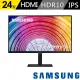 【SAMSUNG 三星】S24A600NAC 24型 IPS 2K 75Hz美型平面螢幕(FreeSync/HDR10/樞紐旋轉/5ms)