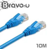 在飛比找博客來優惠-Bravo-u Cat6超高速傳輸網路線(10米)